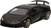 Modelauto Lamborghini Huracan Performante matzwart 1:43 - speelgoed auto schaalmodel