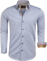 Heren Overhemd Navy