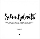 Cadeaubord - je letters schuilplaats - Bijbel - Christelijk - Majestic Ally - 1 stuk
