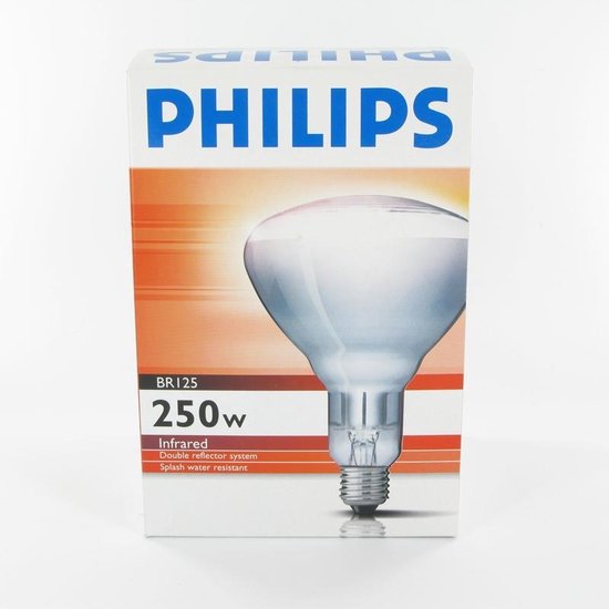 Donker worden federatie schot Philips Warmtelamp - 250w - Wit | bol.com