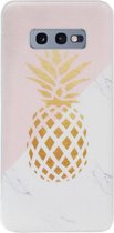 ADEL Siliconen Back Cover Softcase Hoesje voor Samsung Galaxy S10e - Ananas