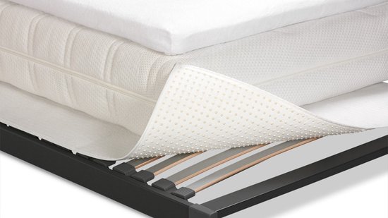 Beter Bed Splittopper Molton Hoeslaken en Anti-Slip Matrasonderlegger - Beschermingspakket - 160x200x10 cm