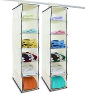 Kastorganizer (set van 2 stuks) Beige-Antraciet