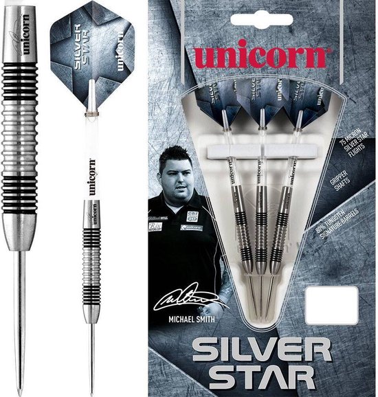 Unicorn Silverstar Michael Smith 80% - Dartpijlen - 24 Gram van Unicorn — afbeelding 4