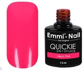 Quickie 3in1 Gellak Neon Pink L318