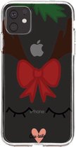 Casetastic Apple iPhone 11 Hoesje - Softcover Hoesje met Design - Reindeer Print
