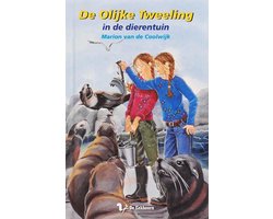 Omslag van De olijke tweeling in dierentuin