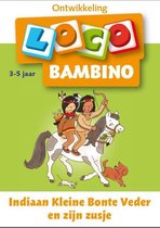 Loco Bambino  -  Indiaan Kleine Bonte Veder en zijn zusje 3-5 jaar