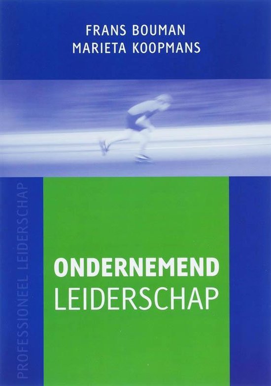 Cover van het boek 'Ondernemend leiderschap' van Frans Bouman en Marieta Koopmans