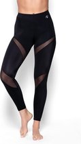 Eldar Alana vermagering leggings met doorzichtige inzetstukken zwart XL