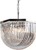 Hanglamp glas/zilver metaal (r-000SP31784)
