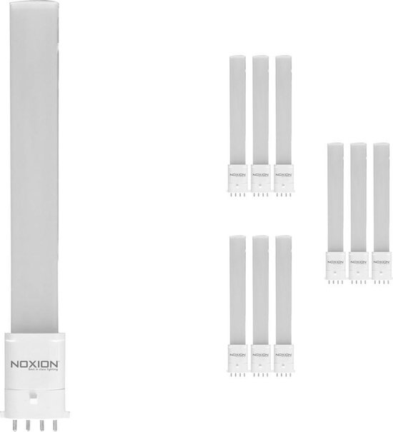 Voordeelpak 10x Noxion Lucent PL-S LED 6W 850lm - 840 Koel Wit | Vervangt 11W.