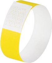 Sigel SI-EB223 Evenementenbandjes Super Soft, 255x25mm 520 Stuks Neon Geel