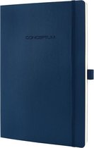 Sigel SI-CO317 Notitieboek Conceptum Pure Softcover A4 Blauw Gelinieerd