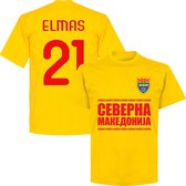 Noord Macedonië Elmas 21 Team T-Shirt - Geel - XL