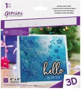 Gemini 15x15 cm 3D-embossingfolder - Snowflake Flurry