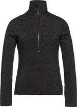 Goldbergh Sparkle dames ski pulli met rits zwart