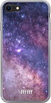 6F hoesje - geschikt voor iPhone SE (2020) - Transparant TPU Case - Galaxy Stars #ffffff