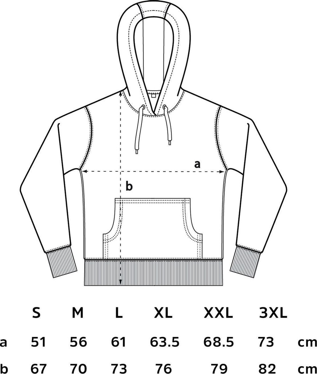 Ik ben niet bereikbaar Hoodie - sweater - afwezig - afwazigziek - lui - trui - unisex - capuchon — cadeau in Mode & Accessoires - foto 4