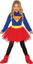 Fiestas Guirca Verkleedjurk Superhero Meisjes Rood/blauw Mt 104