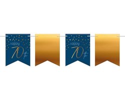 Folat - Vlaggenlijn Elegant True Blue 70 Jaar - 6 meter