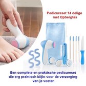 Pedicureset 14 delige met Opbergtas