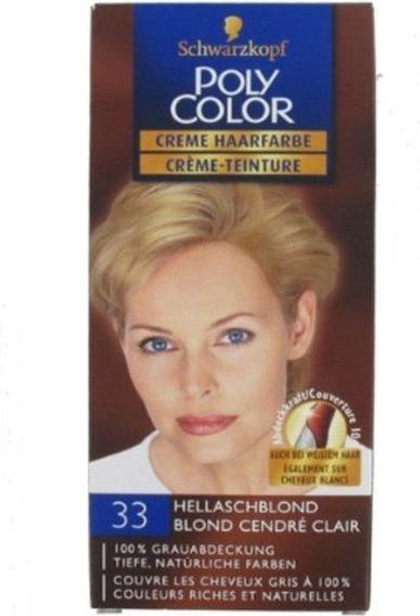Poly Color Haarverf 33 Hellaschblond