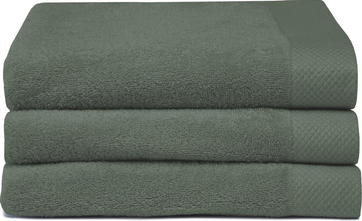 Seahorse Pure badlakens 70x140 cm - Set van 10 - Laurel
