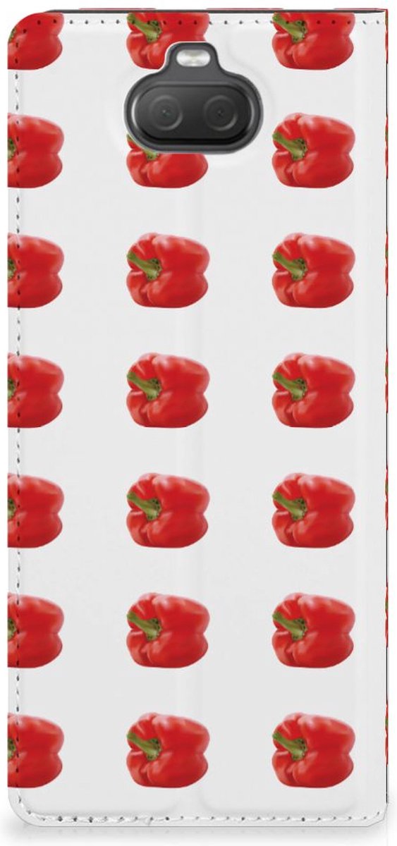 Sony Xperia 10 Flip Style Cover Paprika Red