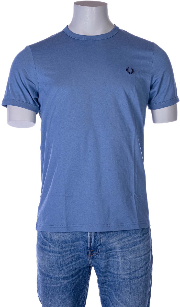 Fred Perry Ringer t-shirt ace Blauw
