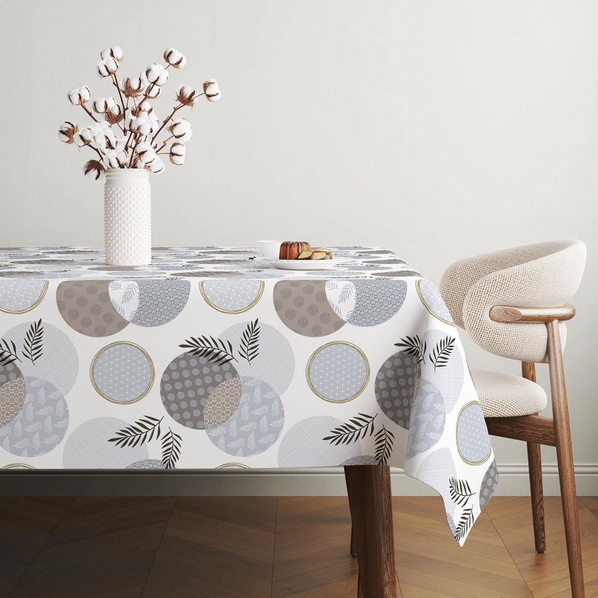 Waterafstotend Tafelkleed 180x140 cm Wit voor Binnen en Buiten