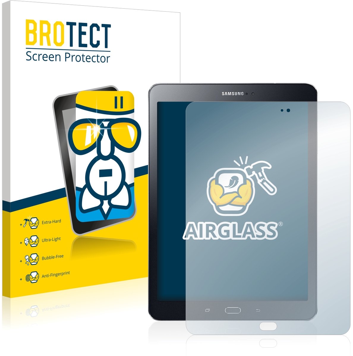 Screenprotector voor Samsung Galaxy Tab S2 9.7 Beschermglas transparant