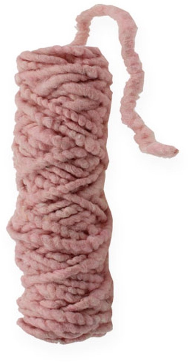 Vilten koordfleece Mirabell 25m roze