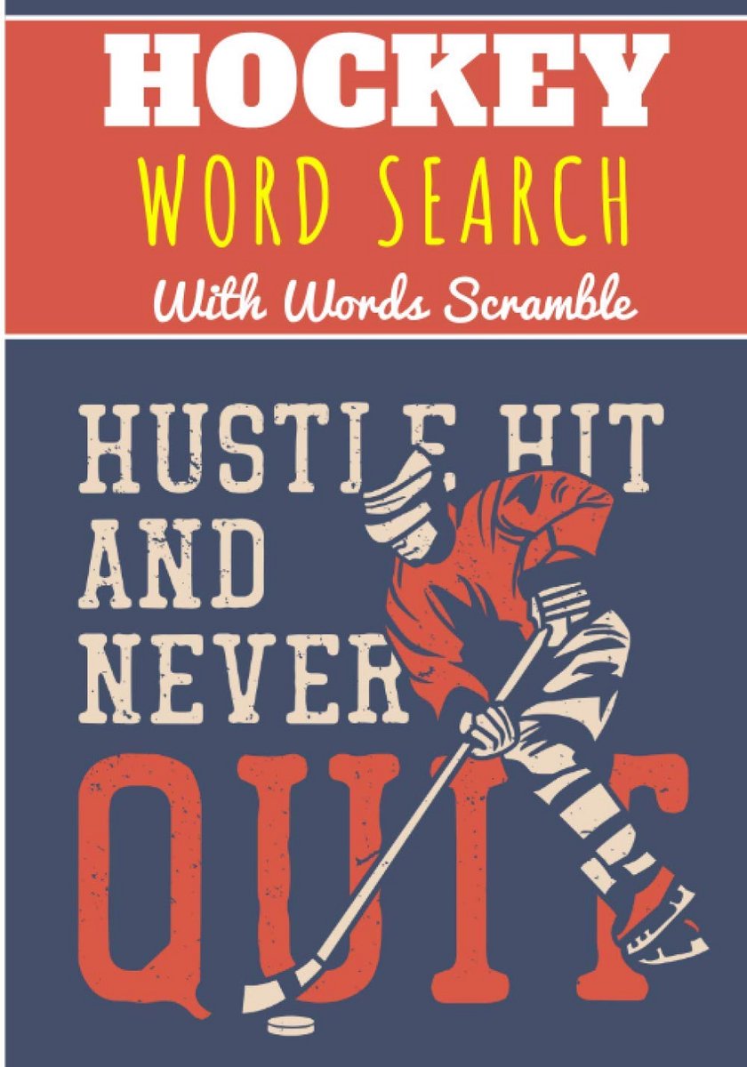 Woordzoeker Puzzelboek IJshockey: 40 Uitdagende Woordzoekers en Woordwissels voor Volwassenen en Kinderen