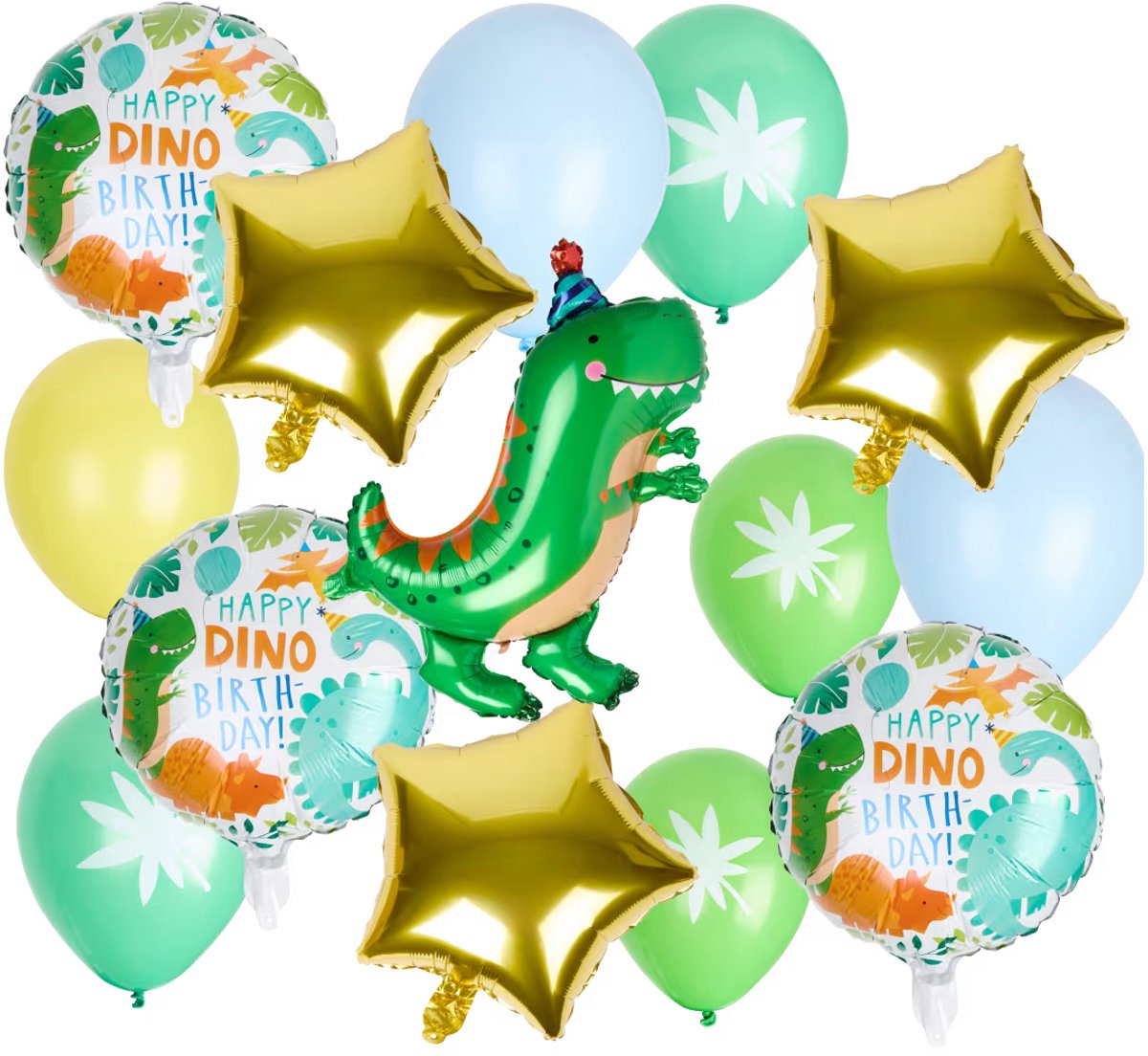 Ballonnen set 15-delig "Dino"