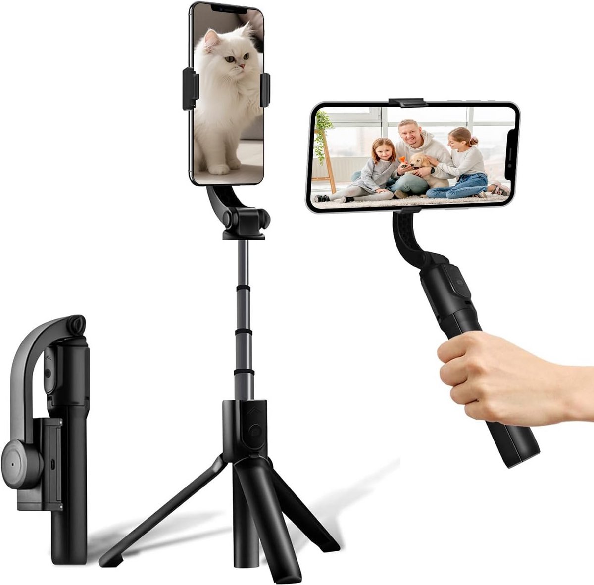 Gimbal Smartphone - Selfiestick - Tripod - Vlogaccessoire