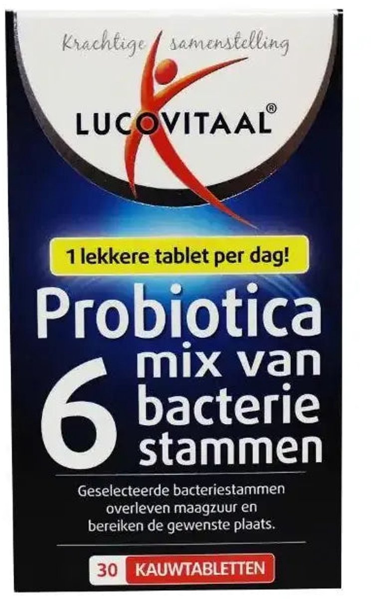 Lucovitaal Probiotica Voedingssupplement - 30 Kauwtabletten