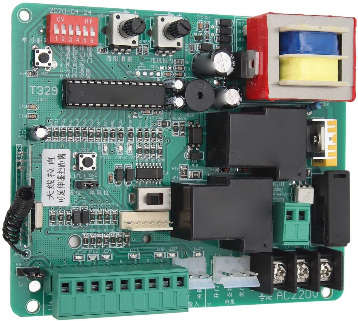 Automatische Schuifpoort Bediening - Microcomputer Gecontroleerd - 220V