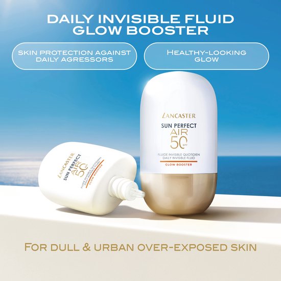 Lancaster Sun Perfect AIR Daily Invisible Fluid SPF50 Glow Booster, 40ml (1.3oz)