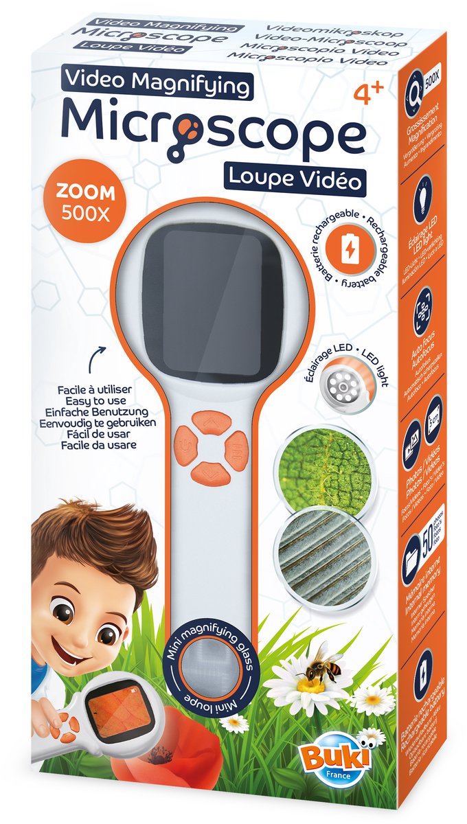 Buki - Microscoop - videomicroscoop - handmicroscoop - 500x
