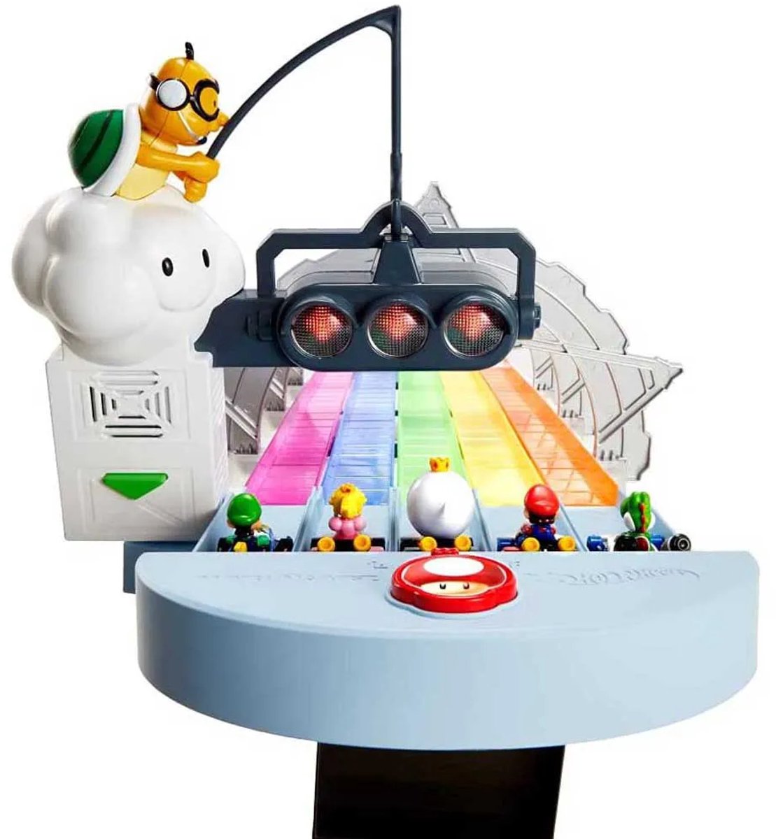 Hot Wheels Mario Kart Regenboog Raceset Speelset — afbeelding 5
