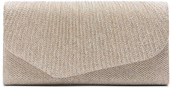 Manfield - Clutch pailleté argenté