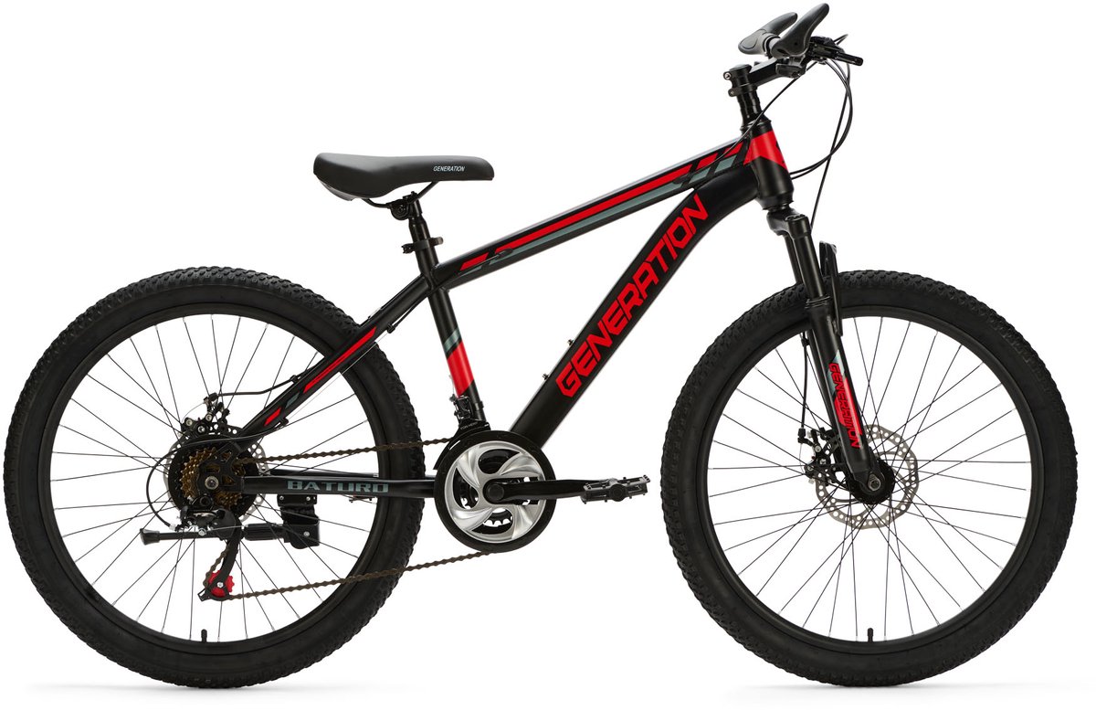 Generation Baturo mountainbike 24 inch - Rood