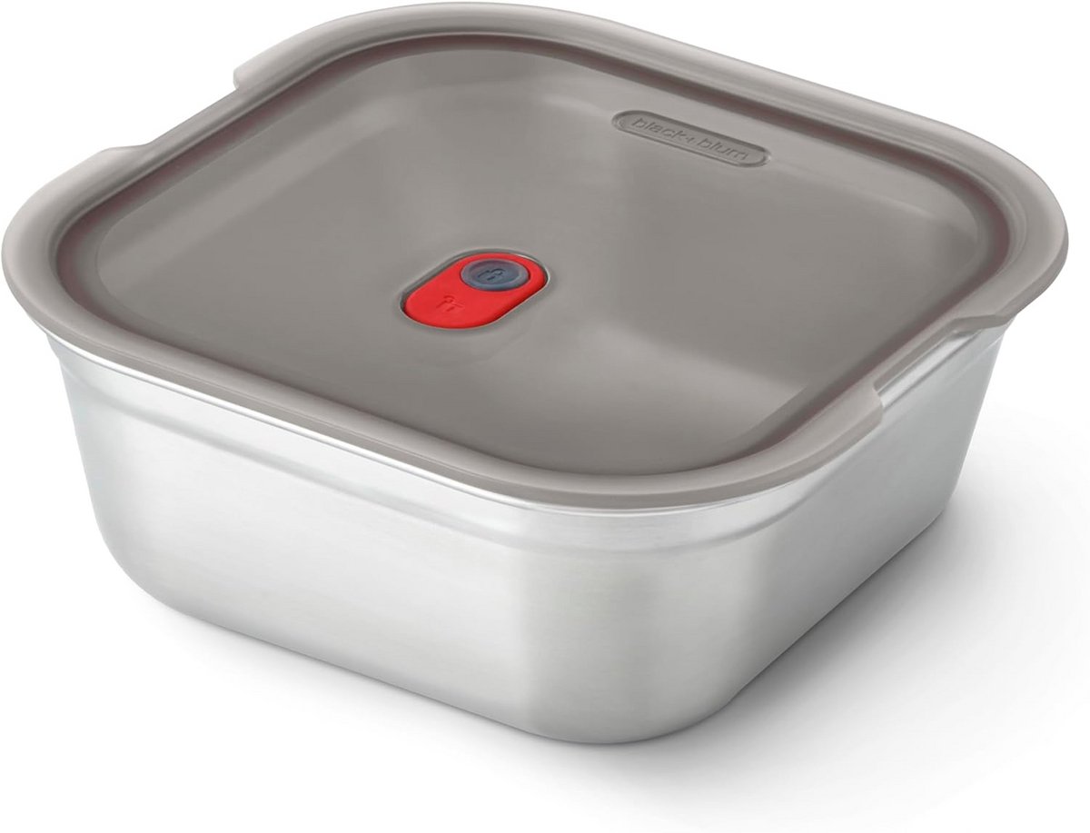 Multifunctionele 3-in-1 RVS Lunchbox - Vierkant en Lekvrij