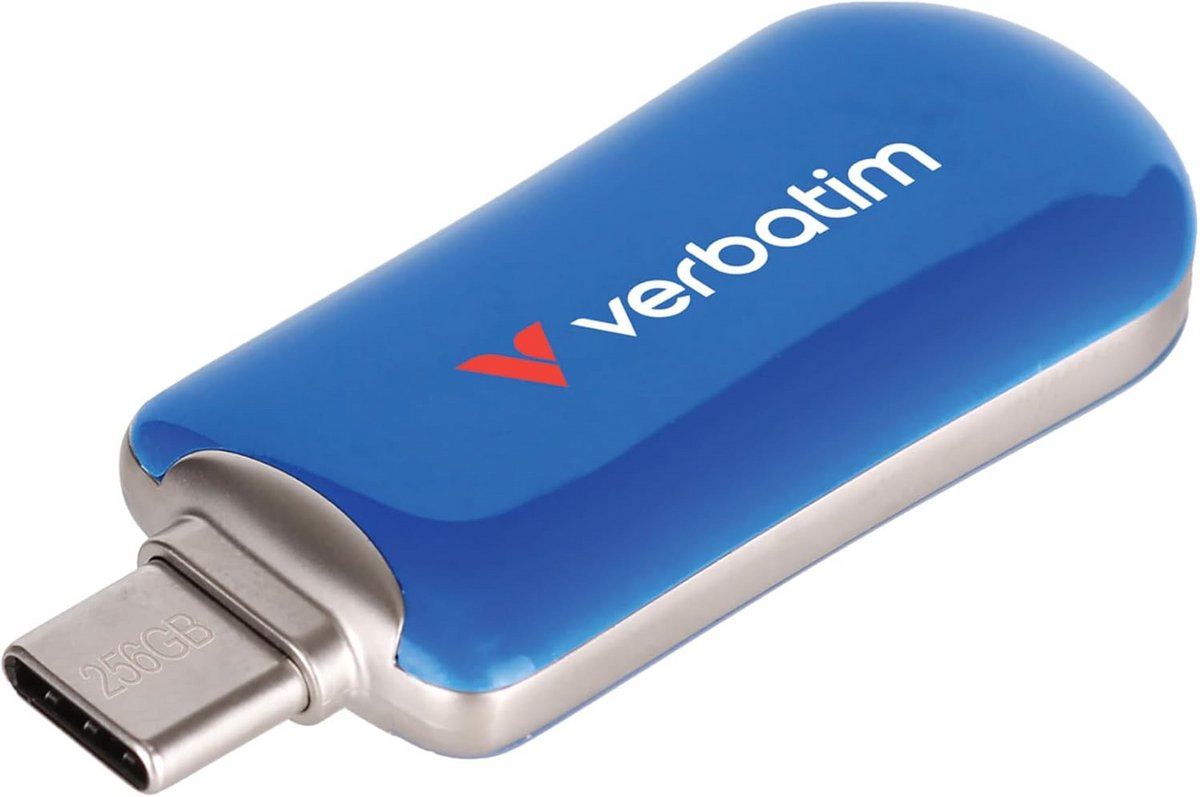 USB-C Flash Drive 256GB Blauw - Snelle Geheugenstick