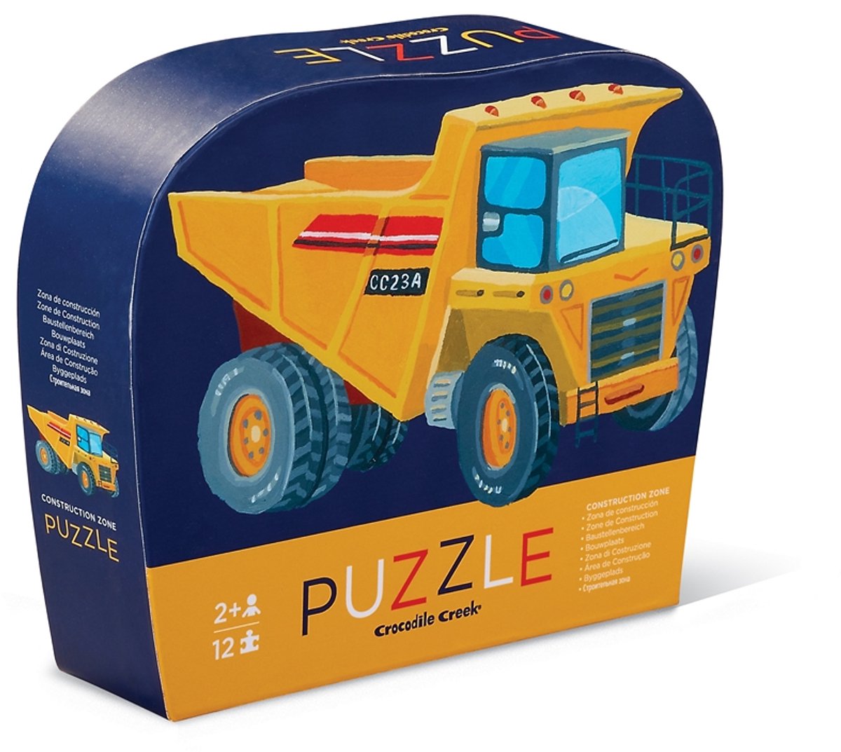 Crocodile Creek Mini Puzzle/Bouwset - 12-delig voor kinderen vanaf 2 jaar