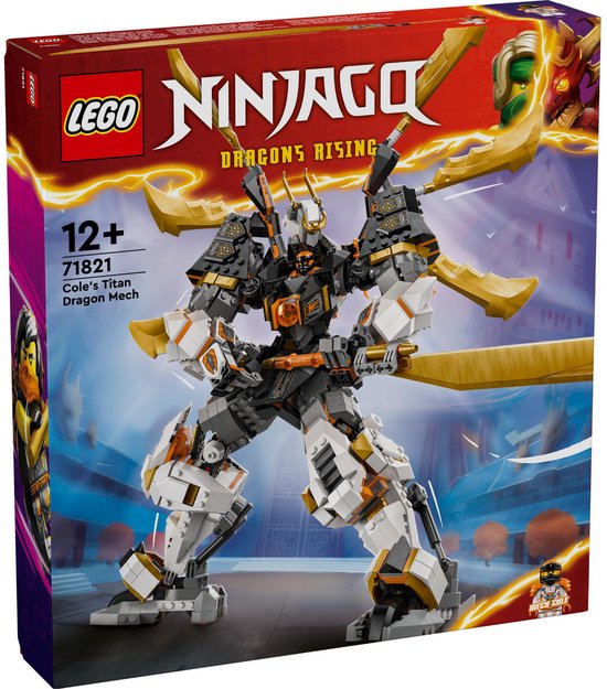 LEGO NINJAGO® Cole's reusachtige drakenmecha 71821