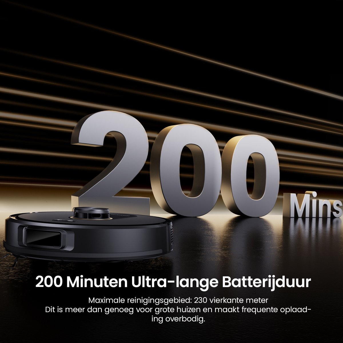 Proscenic QQ20 Plus - Robotstofzuiger met Dweilfunctie - Robotstofzuiger met Reinigingsstation - 12000 Pa Zuigkracht — afbeelding 3