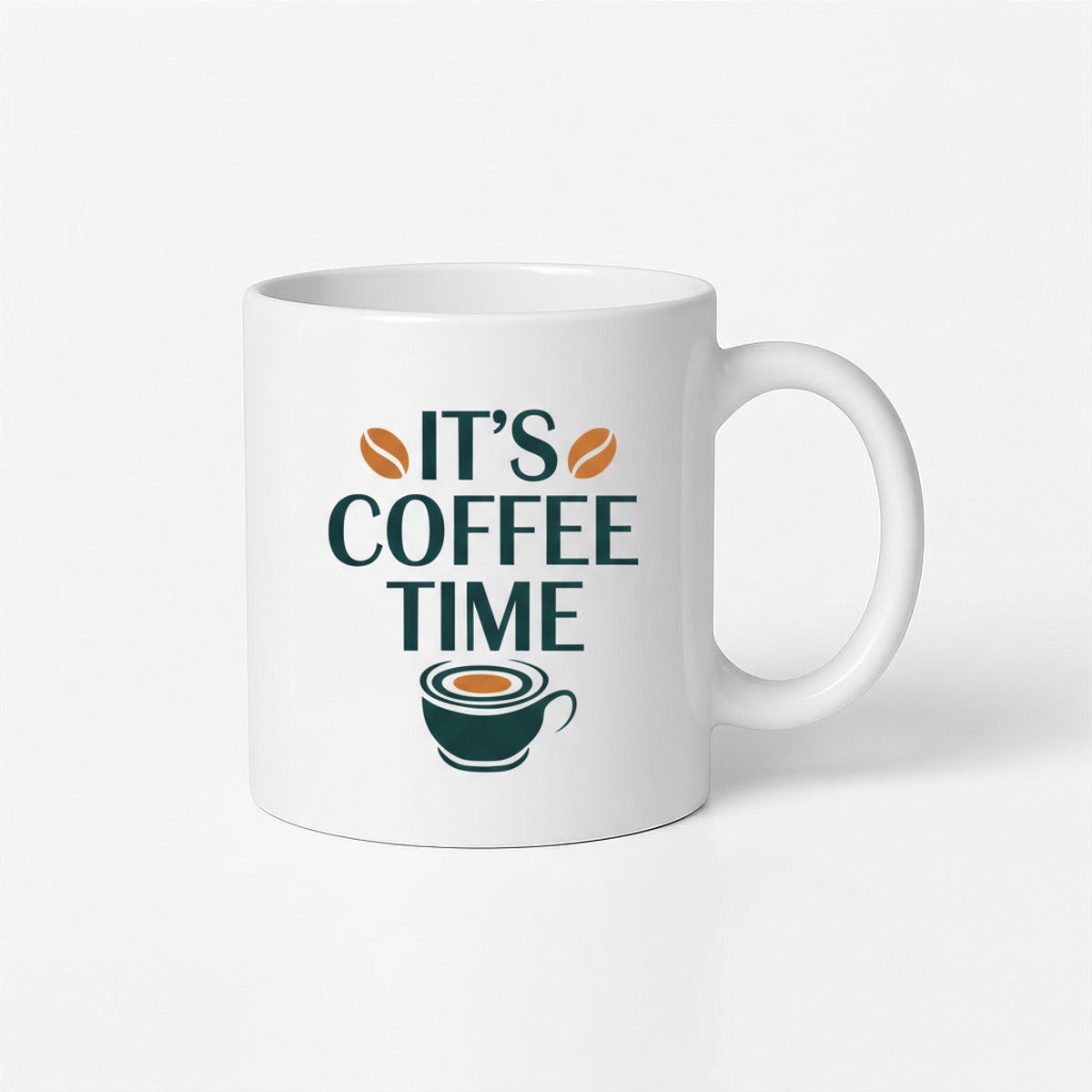 It's Coffee Time Mok - Unieke Keramische Koffie Beker met Design