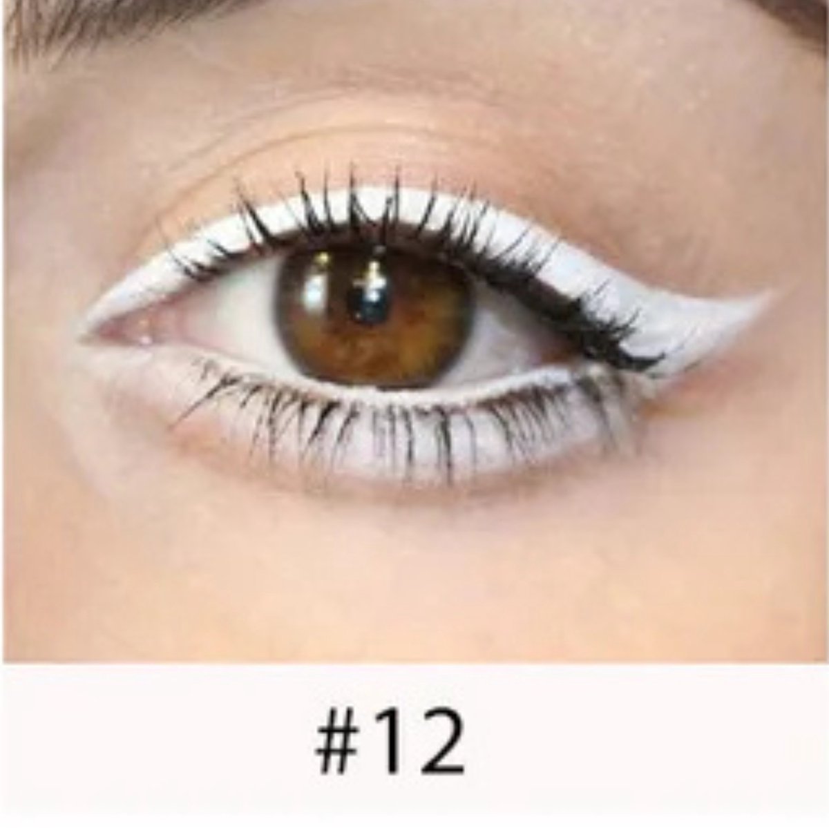 Waterproof Matte Gel Eyeliner - 12 White - 0.2g